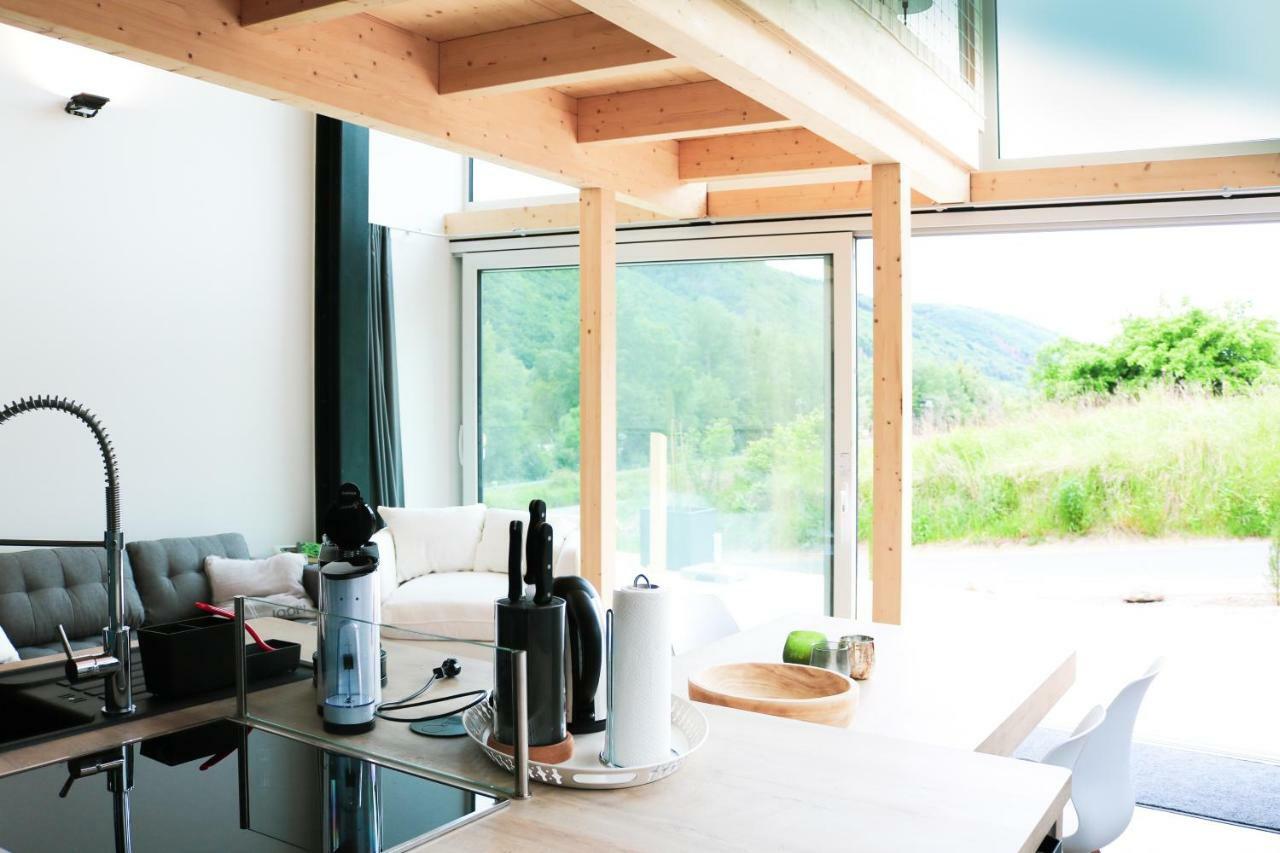 Premium Design Ferienhäuser MOSEL-CHALETS Pommern Exterior foto