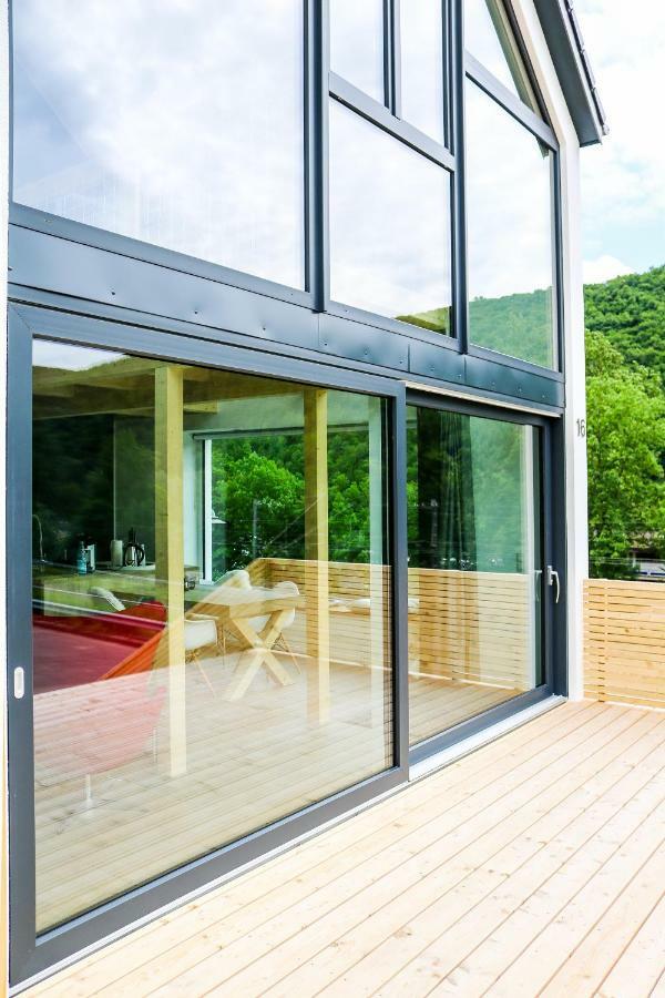 Premium Design Ferienhäuser MOSEL-CHALETS Pommern Exterior foto